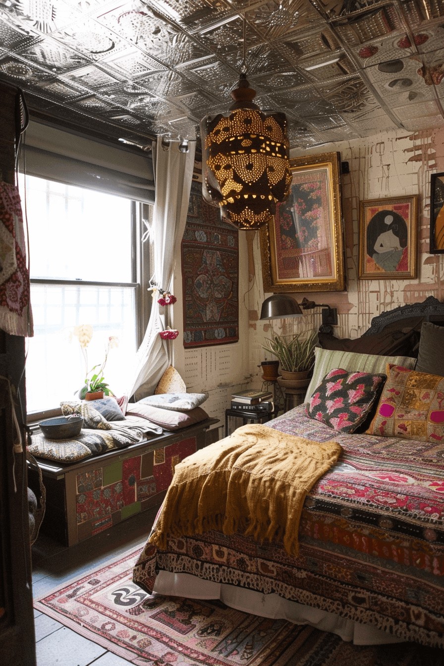 Patterns Defining a Boho Bedroom