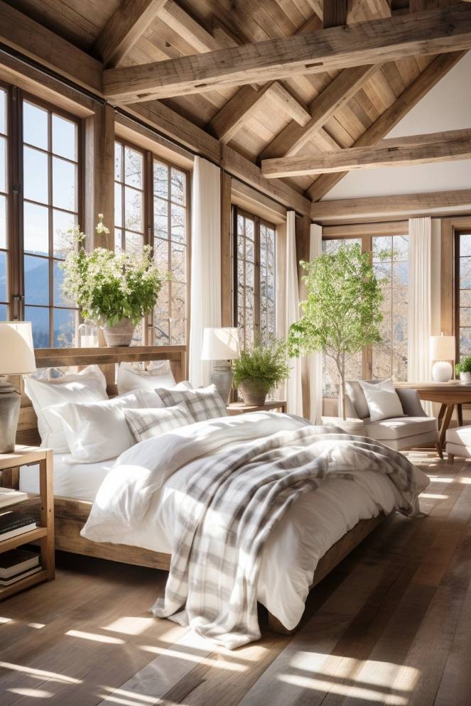 Wood Beams and Windows