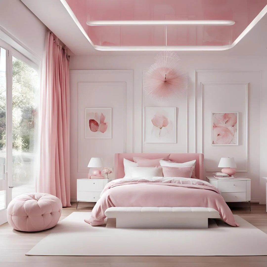 Pink and White Bedroom Ideas