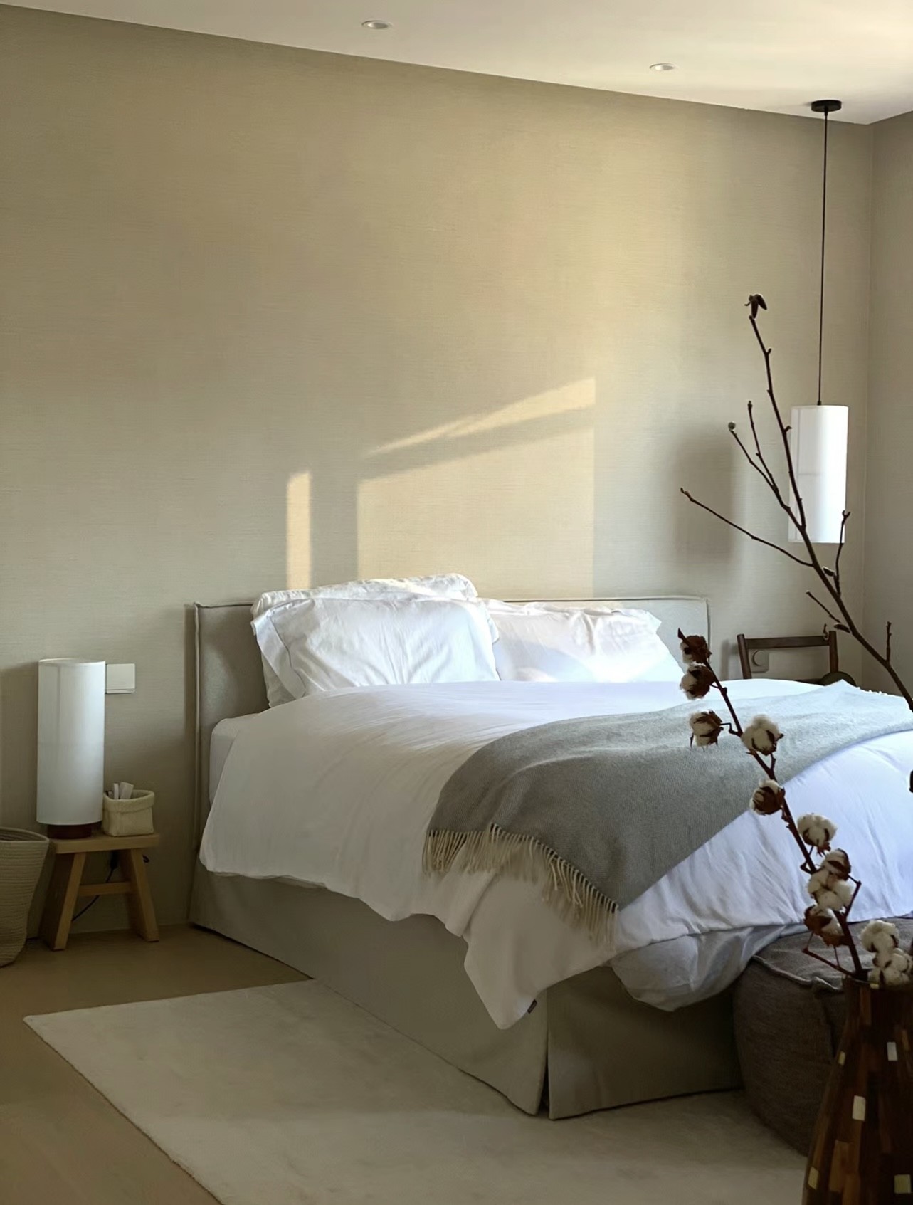 Minimalist Bedroom With Natural Lighting