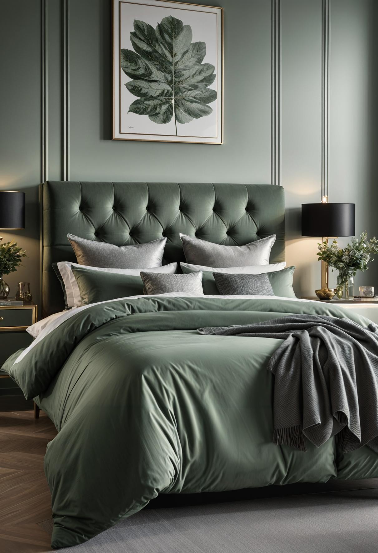 Royal Green & Silver Styling