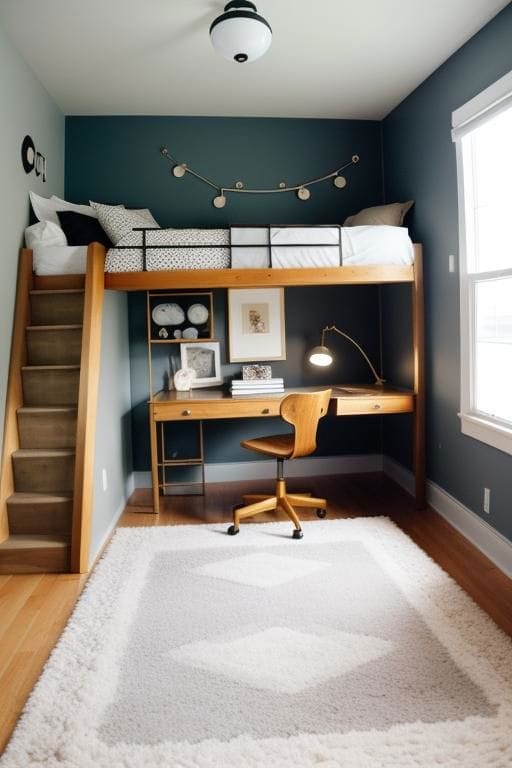 Space-Saving Loft Bed