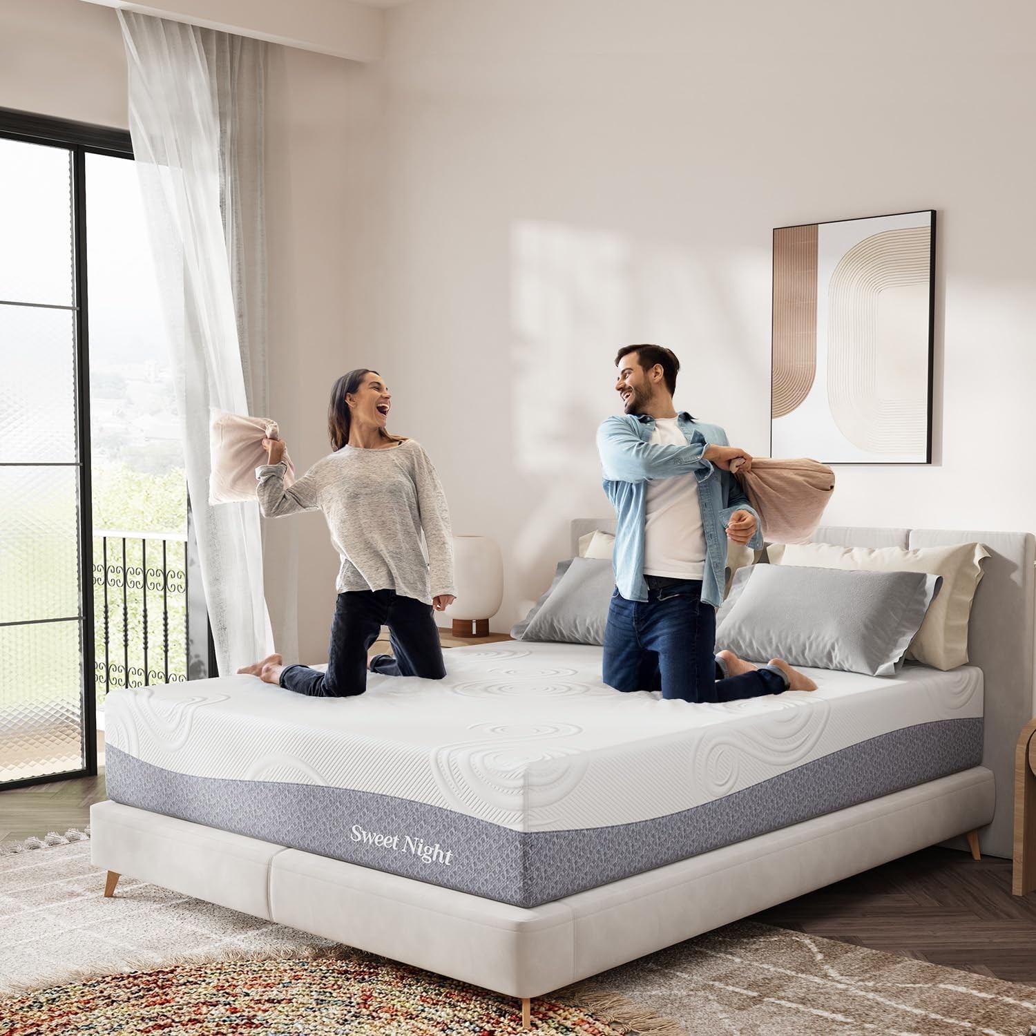 Invest in a Luxurious Mattress and Bedding: