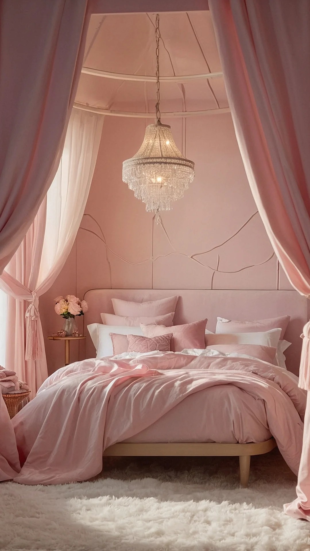 #4 Pink Lullaby: Refreshing Bedroom Transformations