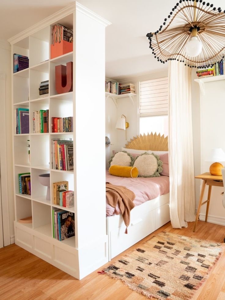 BOOKCASE AT THE END OF YOUR BED