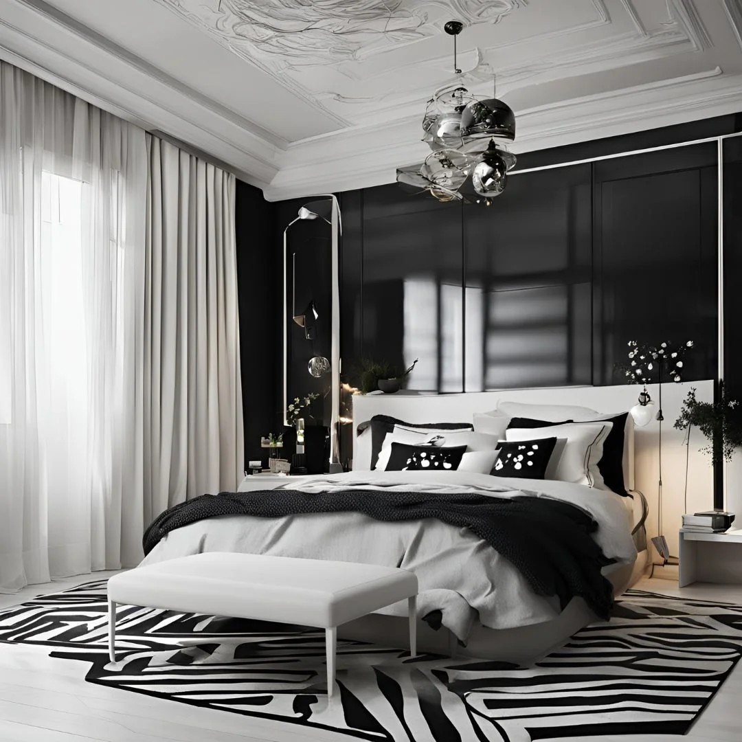 Black and White Bedroom Ideas