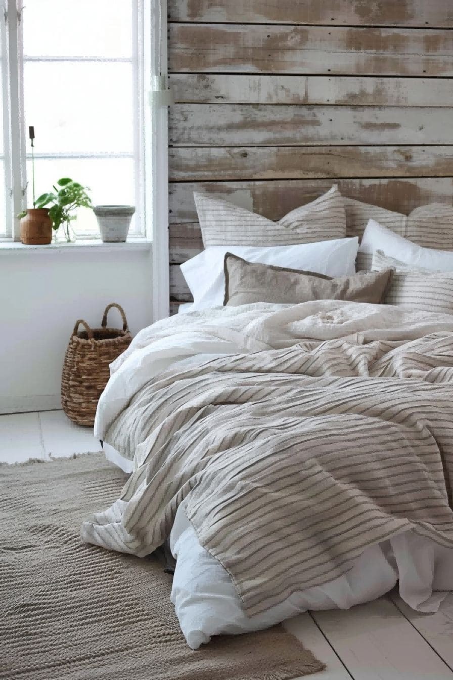 Add Striped Bedding