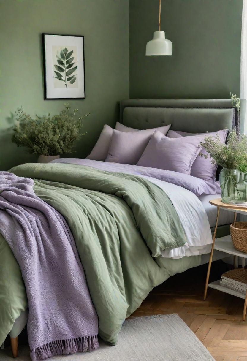 Green & Lavender Room Theme