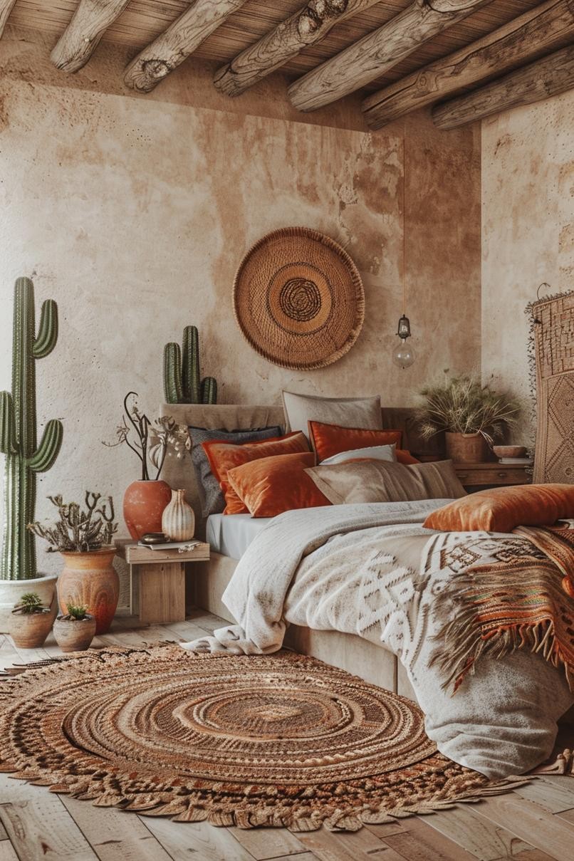 Chic Desert Boho Bedroom Vibes