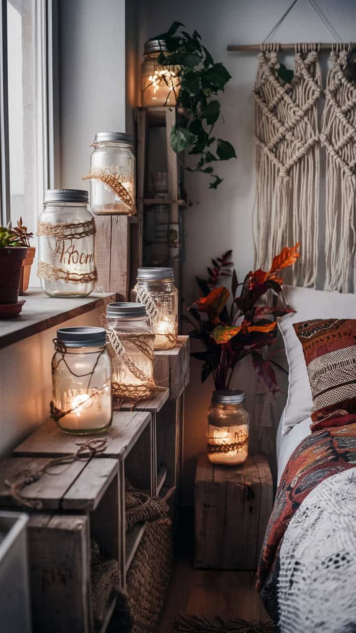 DIY Mason Jar Lanterns