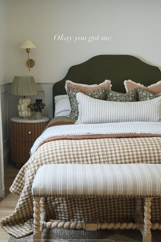 Sage Green Bed Frame or Headboard: A Statement Piece for Serenity