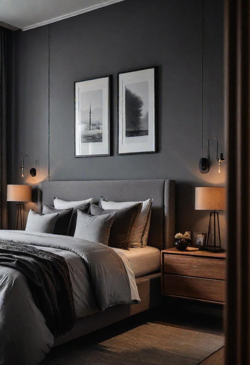 Cozy Grey Bedroom Inspiration