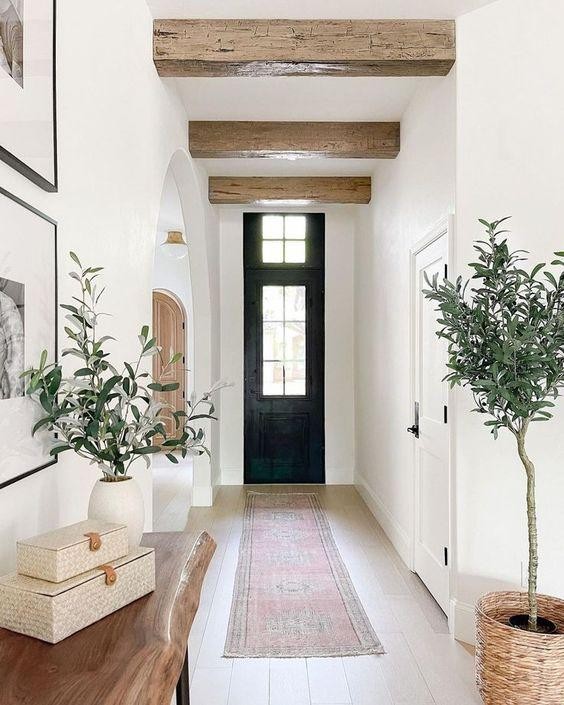 California casual entryway ideas