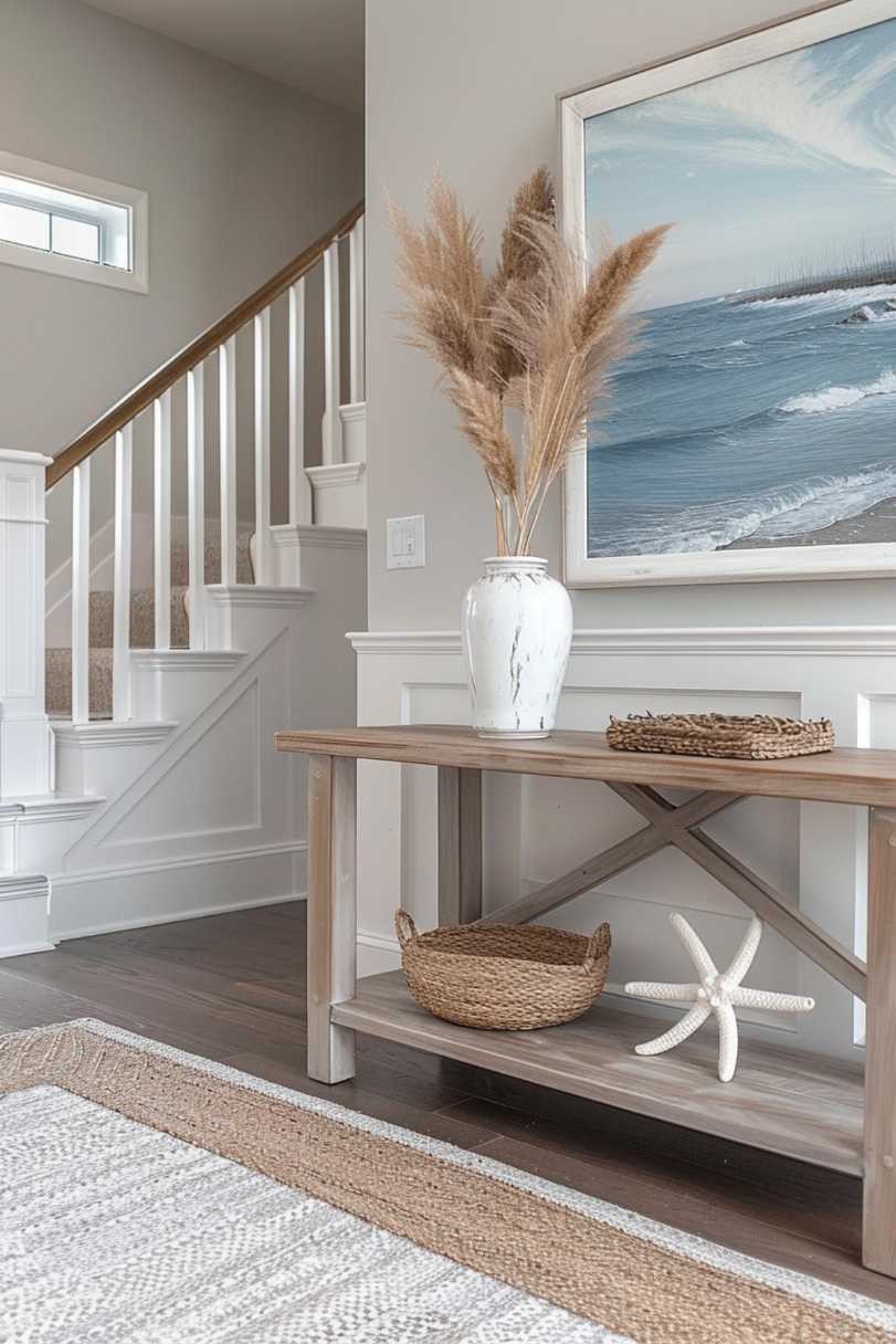 Sleek Seaside Entryway