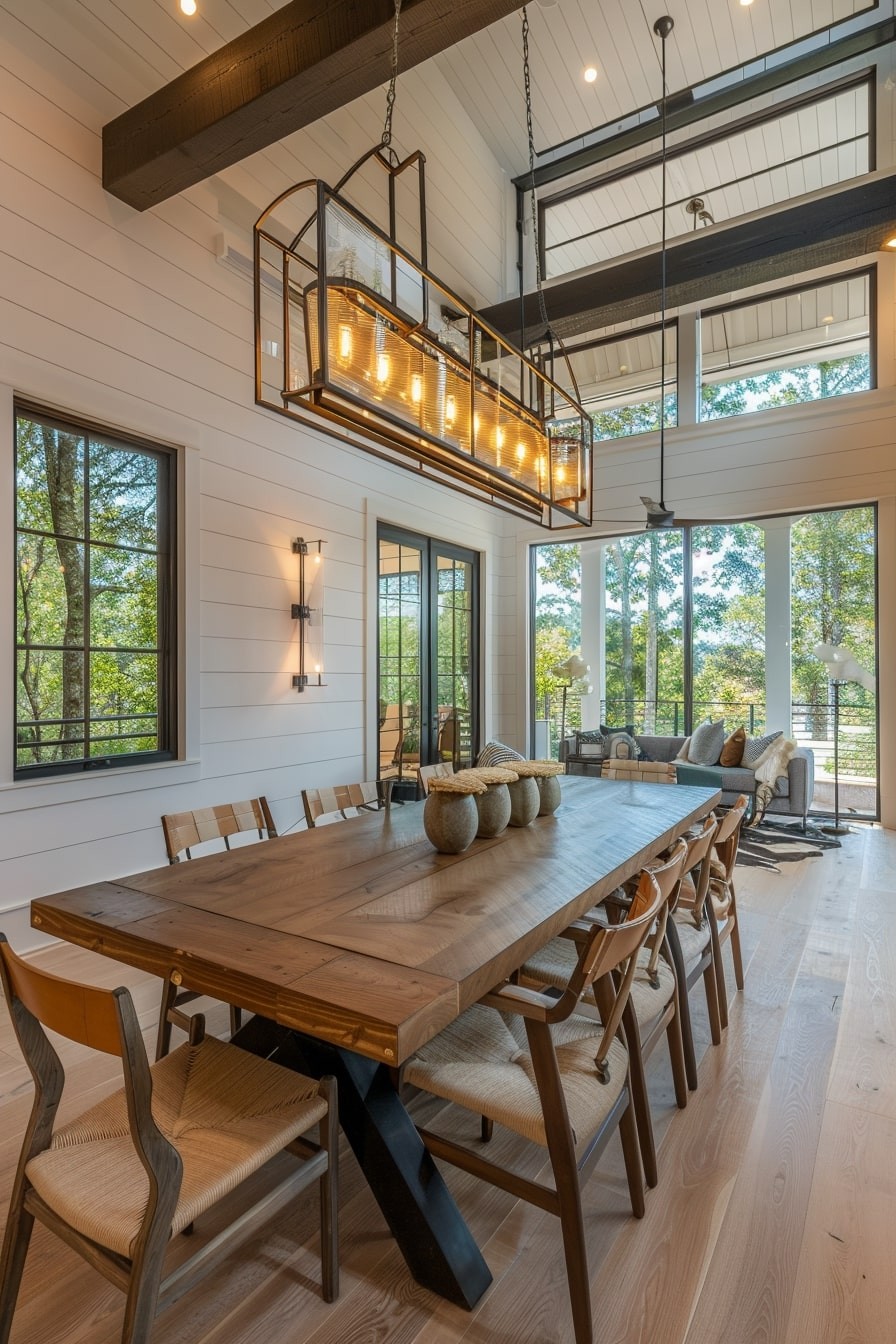 ADDITIONAL EXAMPLES OF ORGANIC MODERN DINING ROOMS