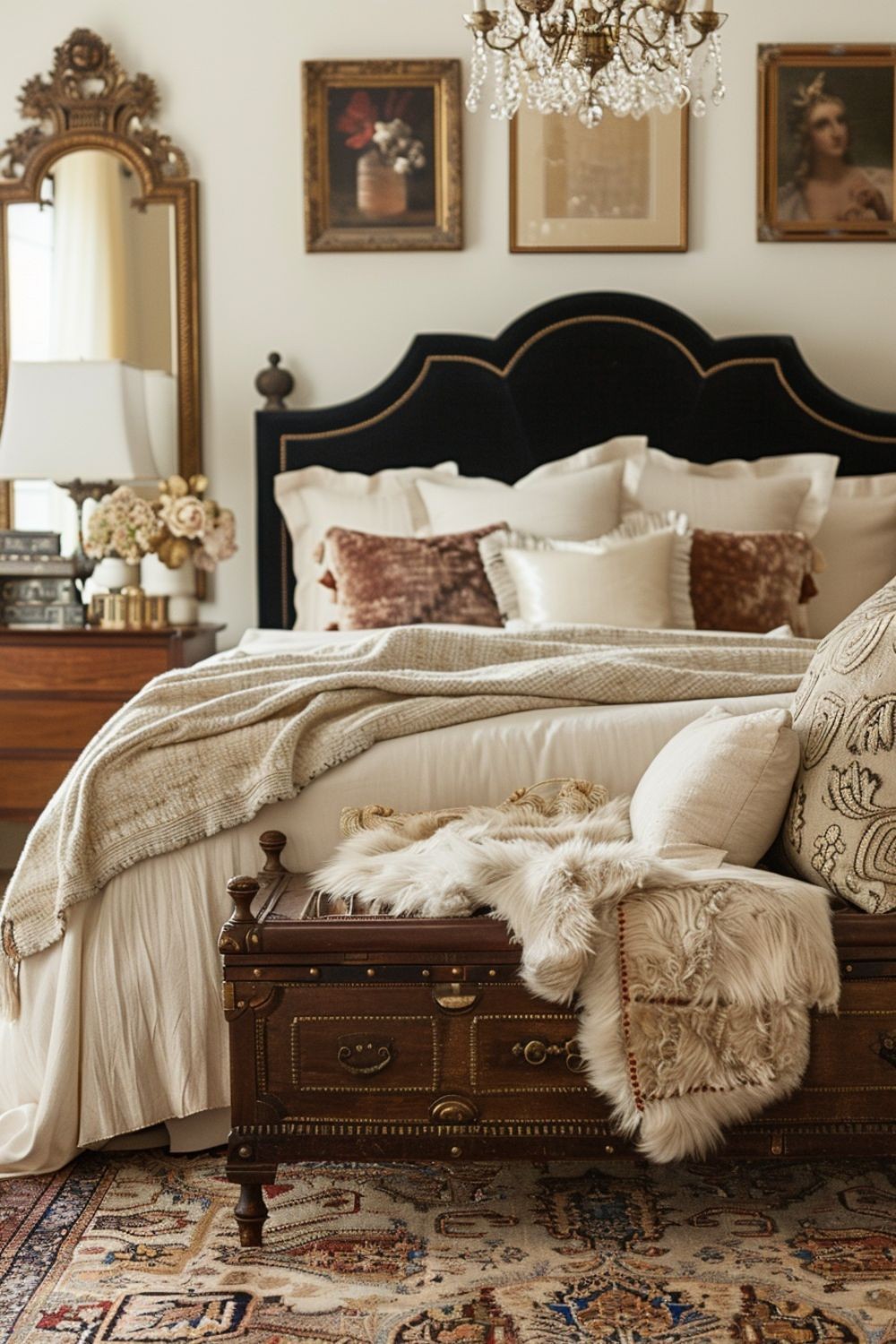 Luxe Boho Chic: Grand Bedroom Oasis