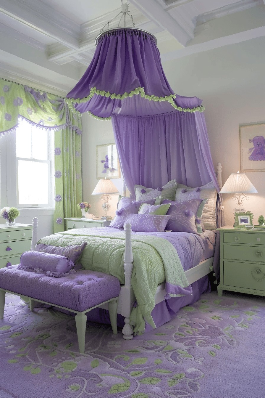 Lavender and Green