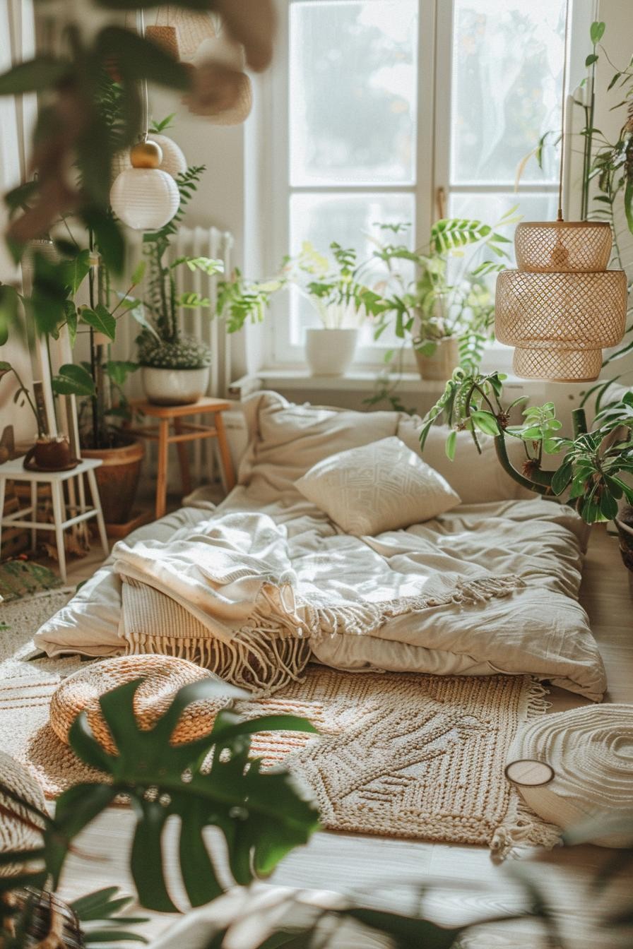 Zen-Inspired Boho Bedroom Retreat