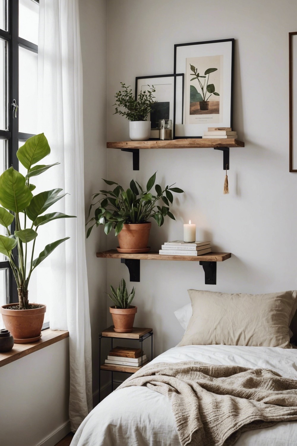 Create a Floating Shelf Nightstand