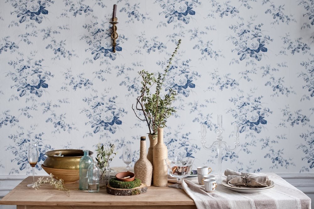 Create an Accent Wall with Wallpaper