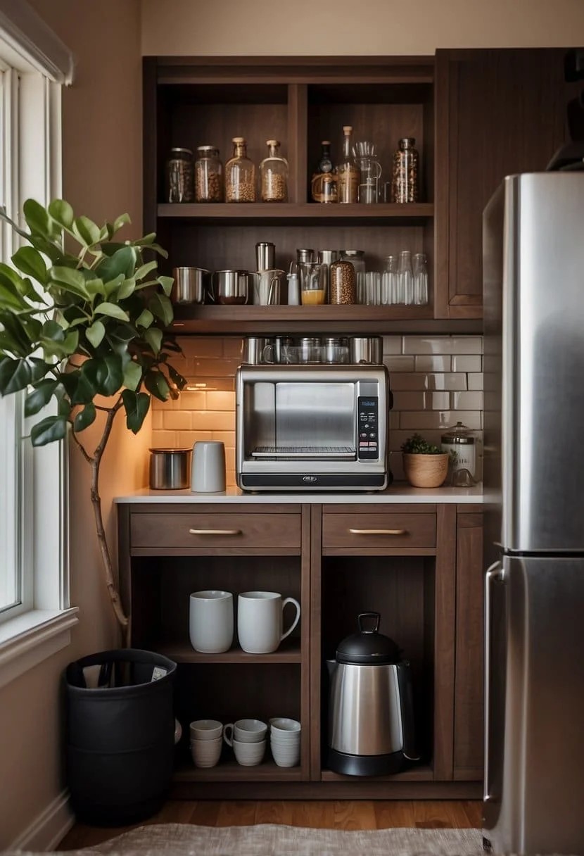 Set Up a Small Bar or Coffee Station