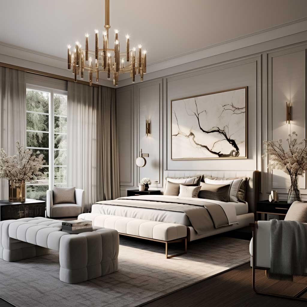 Luxury Meets Comfort in Master Bedroom Interior Decor