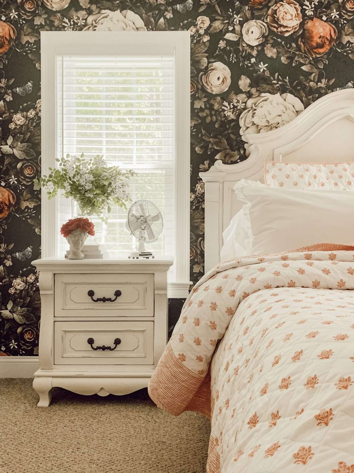 #5: Add Fresh Flowers & Greenery to Your Bedroom