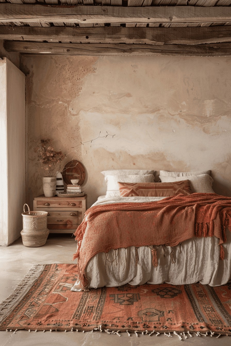 Clay Colors and Textures Boho-Style