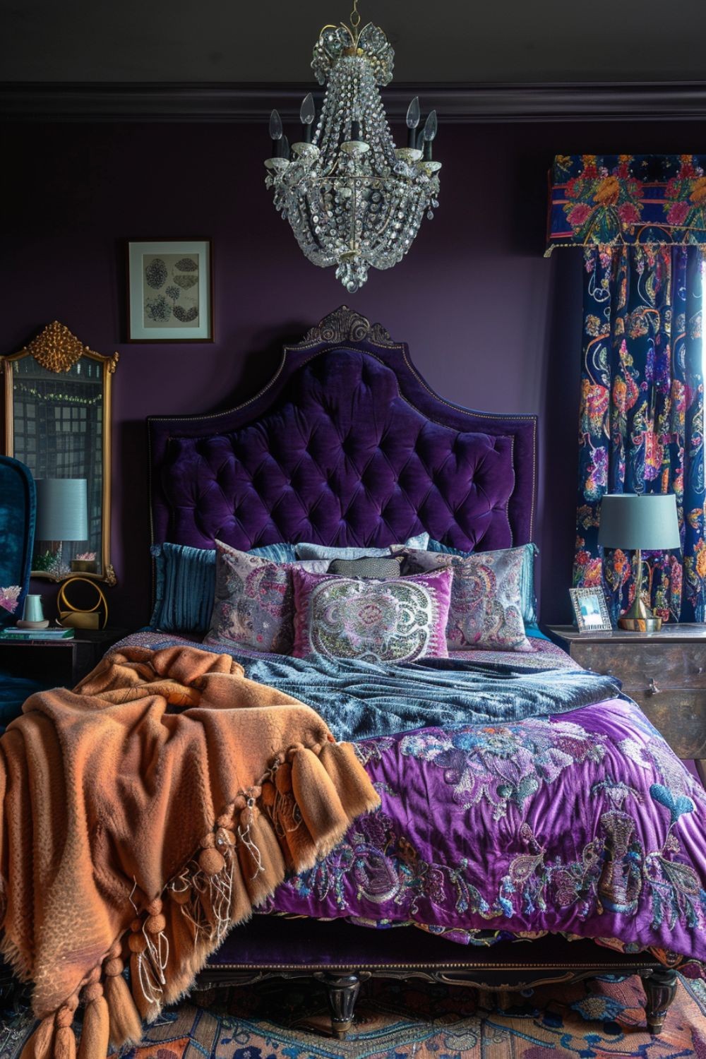 Bohemian Glamour: Luxury Bedroom Retreat