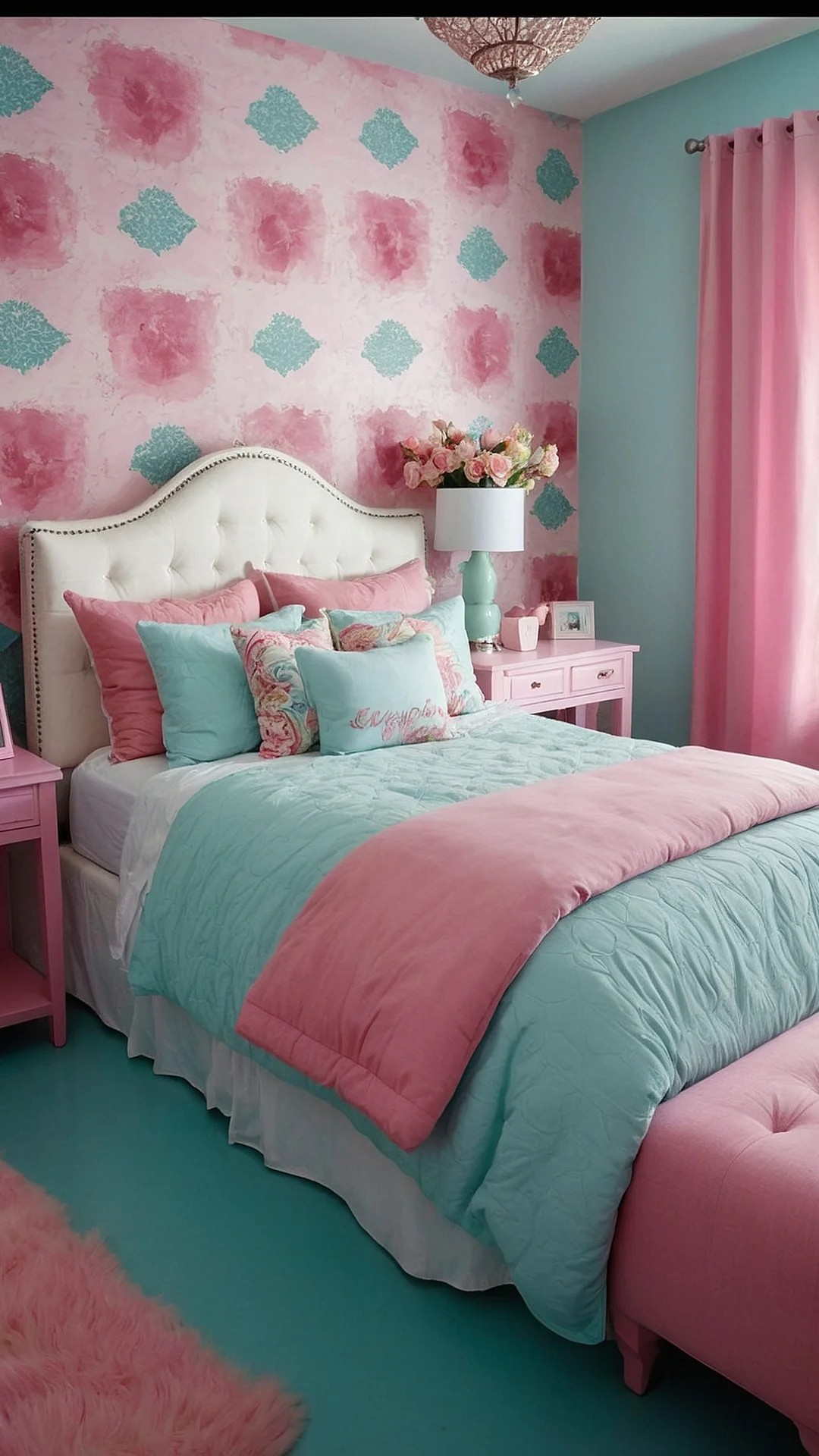 #9 Rose Quartz Retreat: Pink Bedroom Revamp