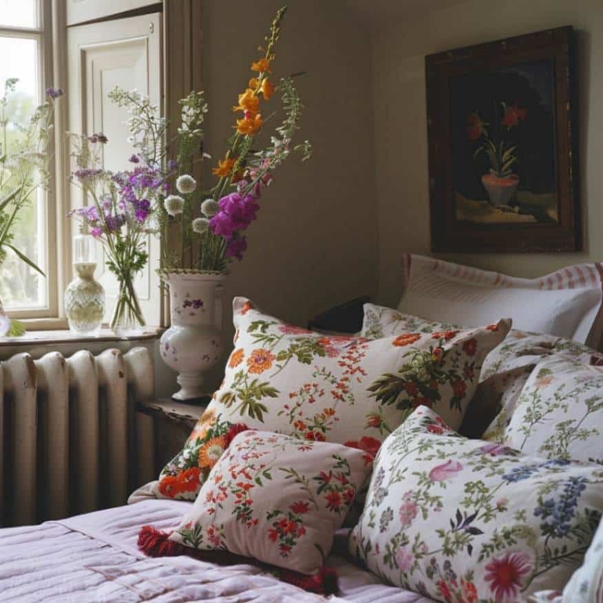 Floral Accents Bedroom Refresh