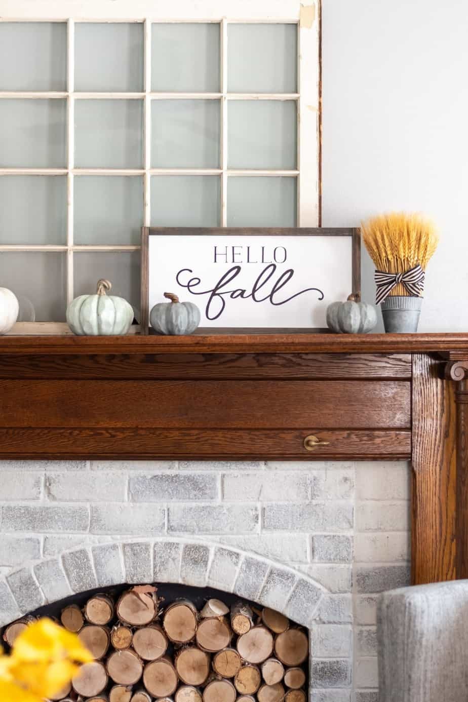 6 – Add a Fall Seasonal Sign