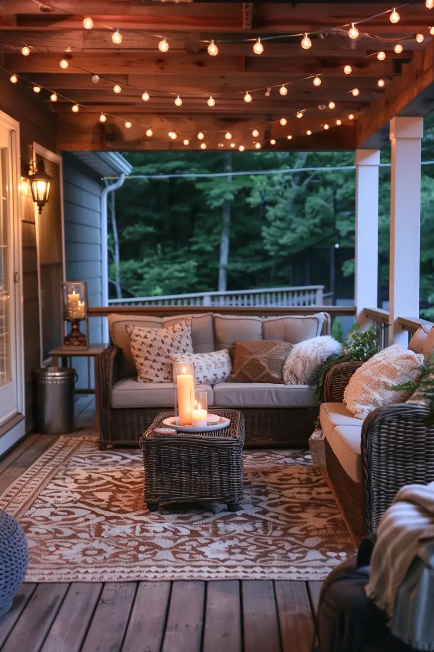 Creating A Cozy Outdoor Space With Rugs And Furniture