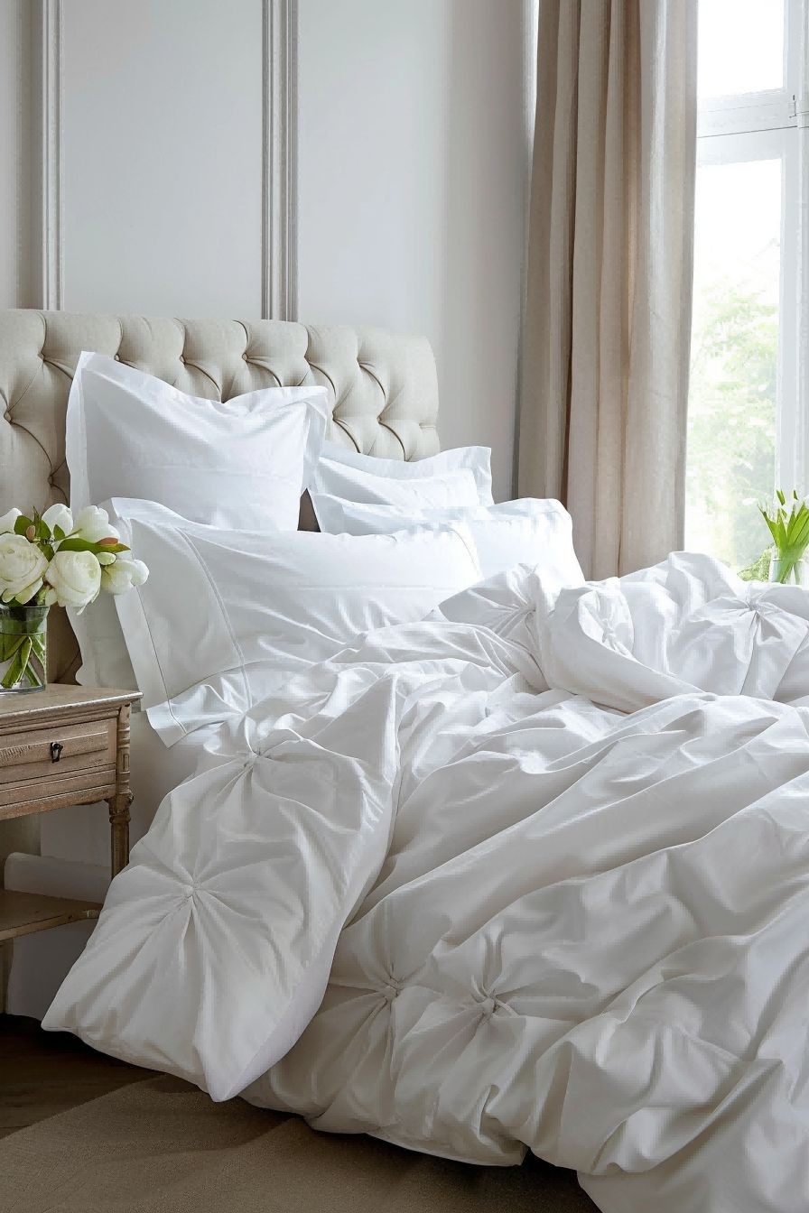 Choose Timeless White Bedding