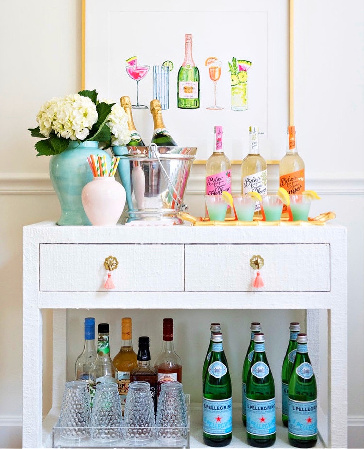 Create a Bar Cart for Summer Imbibing