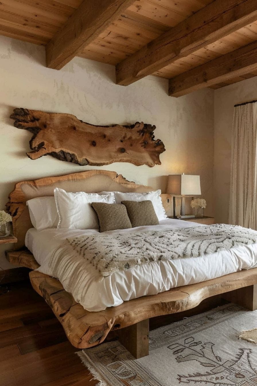 Try a Live Edge Headboard