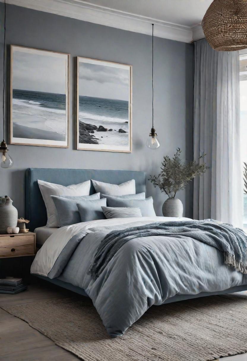 Coastal Grey Bedroom Inspiration