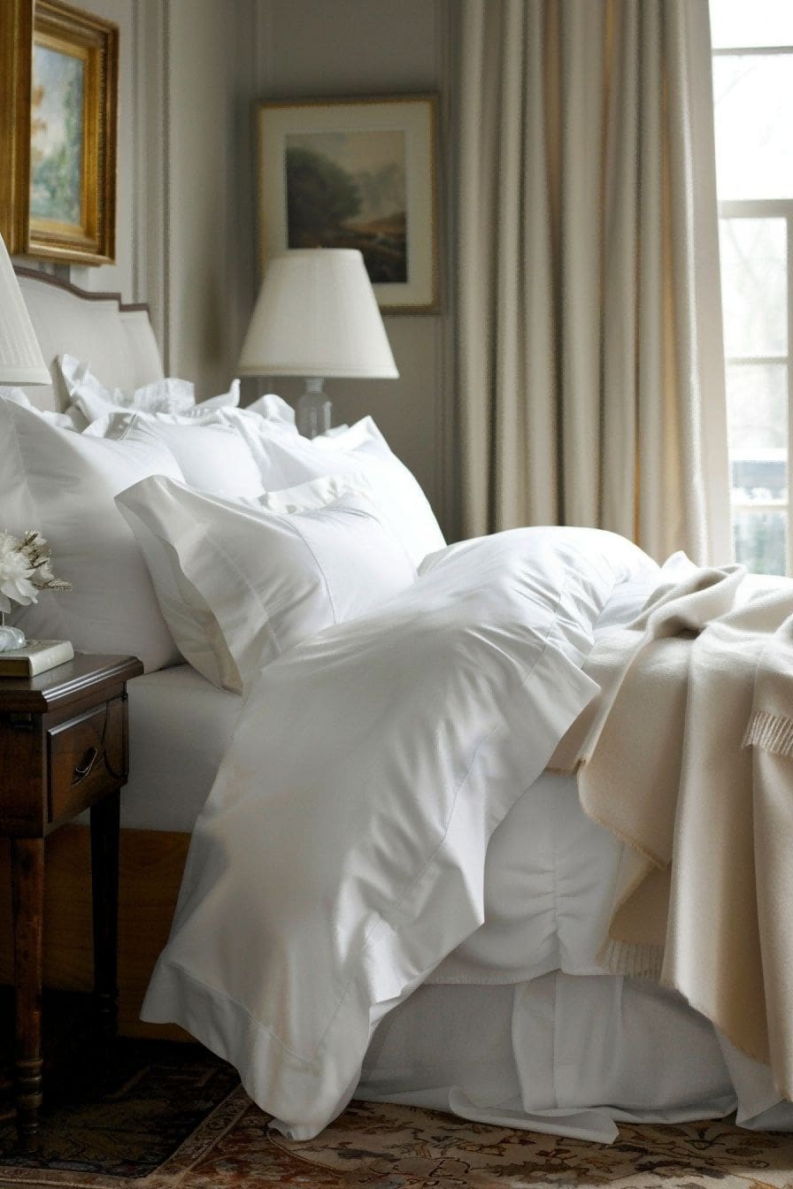 Choose Timeless White Bedding