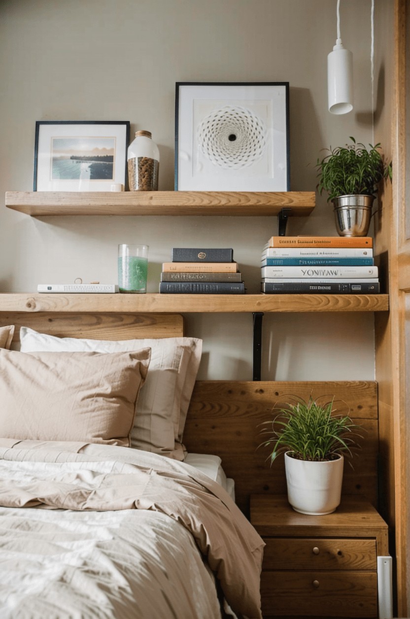 Elevated and Airy: The Magic of Wall-Mounted Shelves