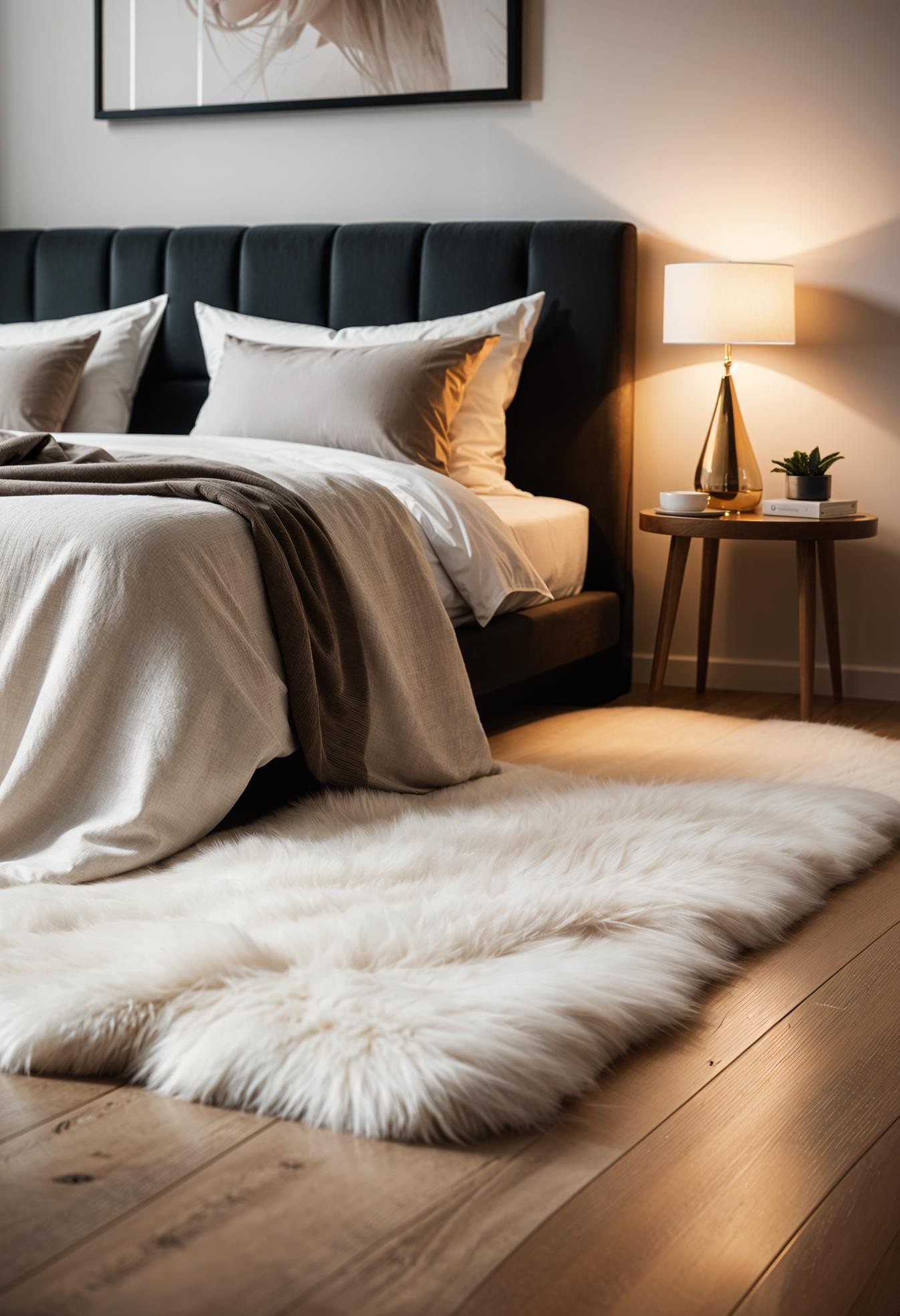 Luxury Touch: Faux Fur Rug