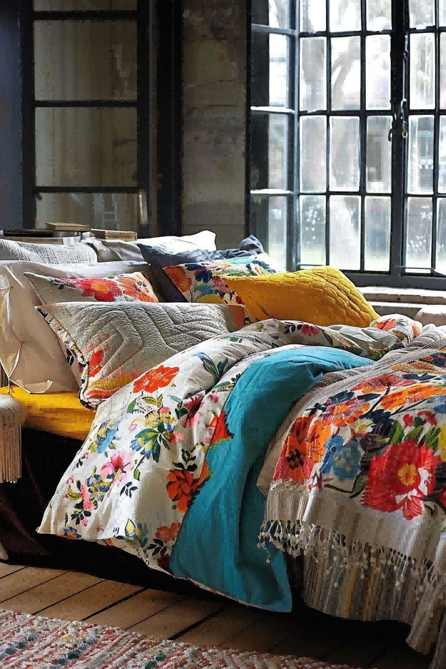 Add Colorful Bedding