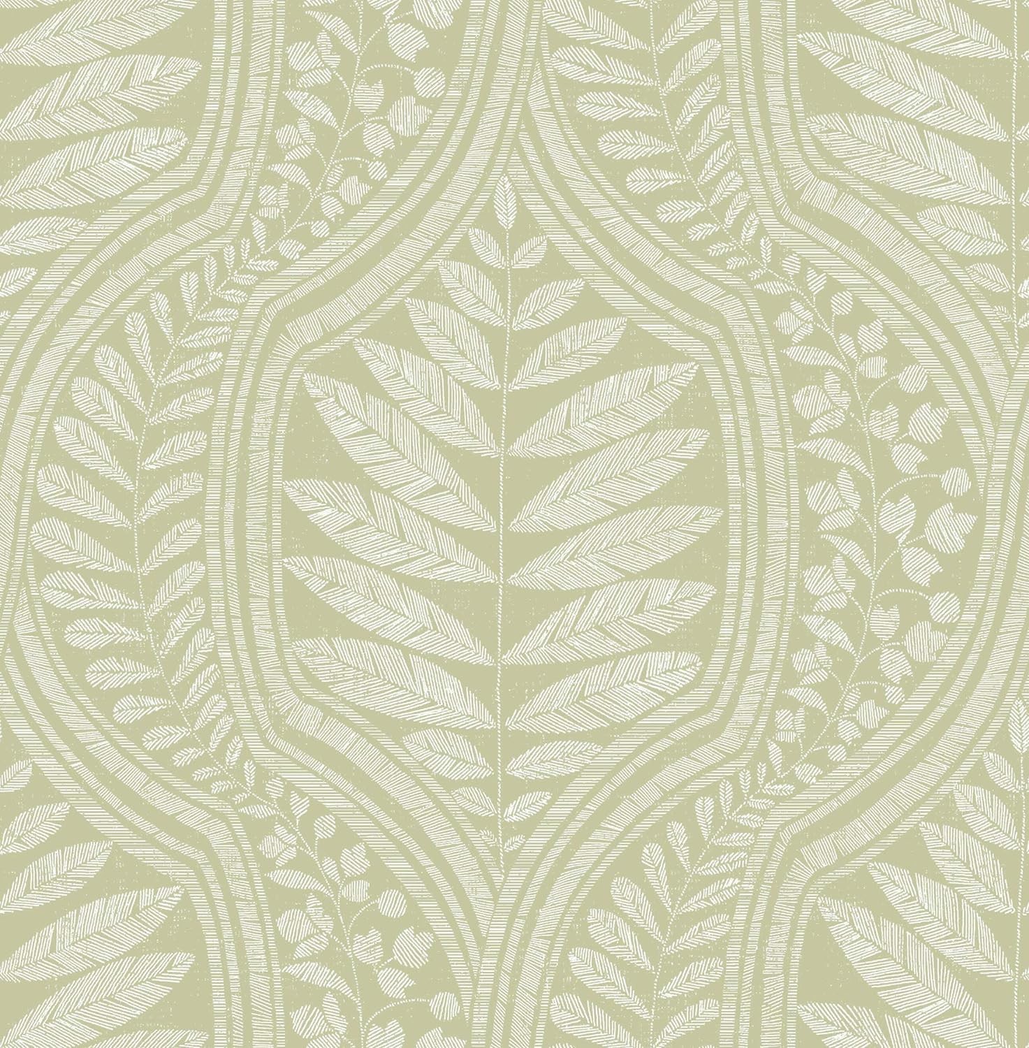 Sage Green Wallpaper can bring in traditional and cozy vibes