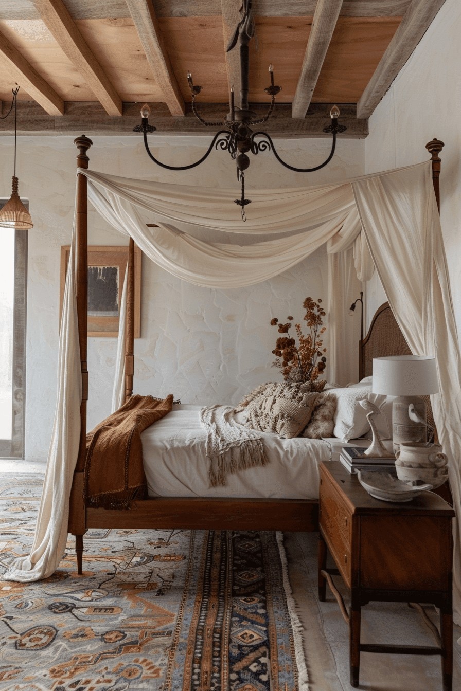 Sophisticated Boho-Style Bedroom