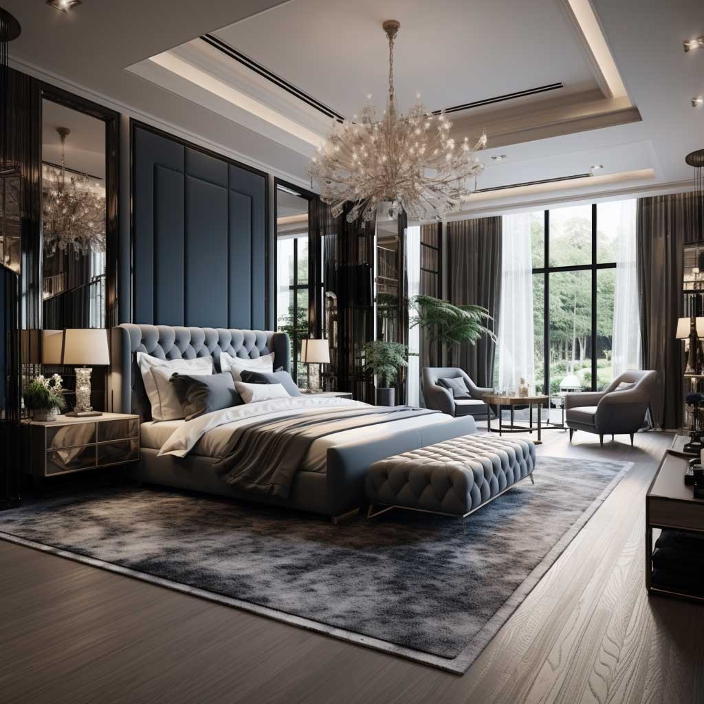 Luxury Meets Comfort in Master Bedroom Interior Decor