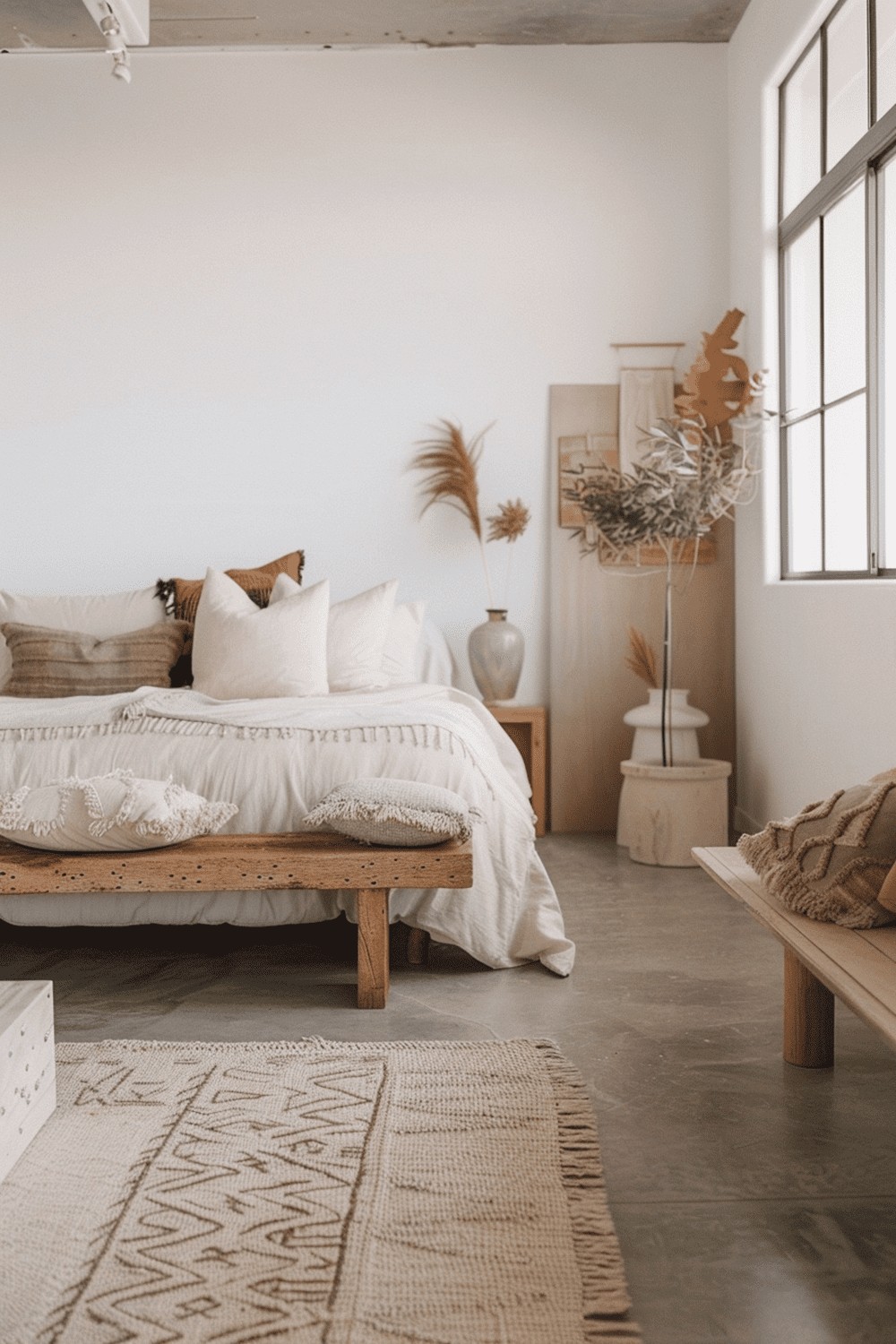 Minimalist Boho Elegance: Japandi Sanctuary