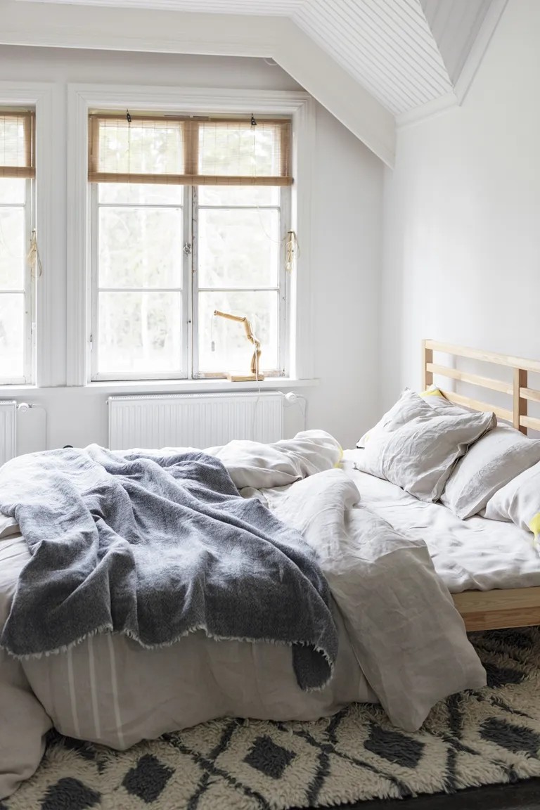 minimalist Nordic bedroom