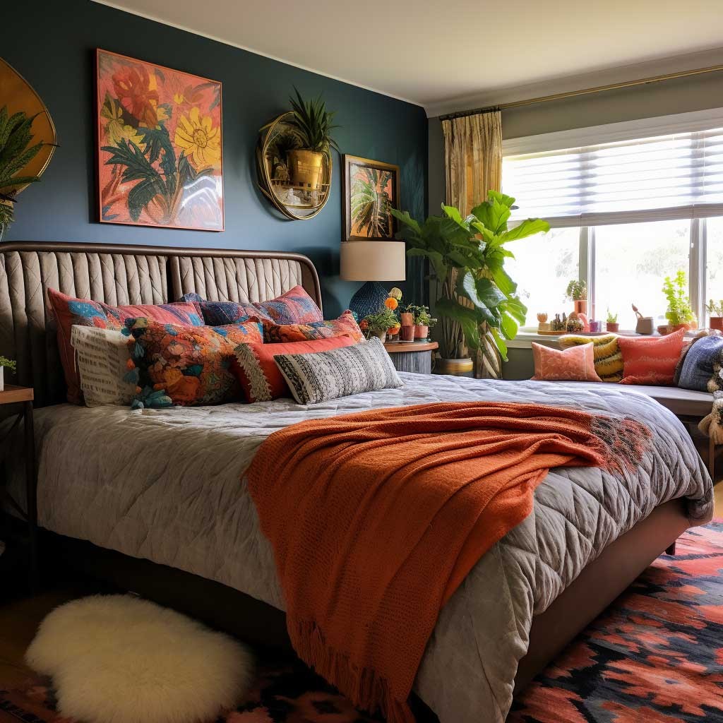 Bohemian Vibes Enriching Master Bedroom Interior