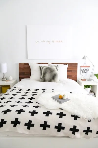 Ikea Hack Stickwood Headboard