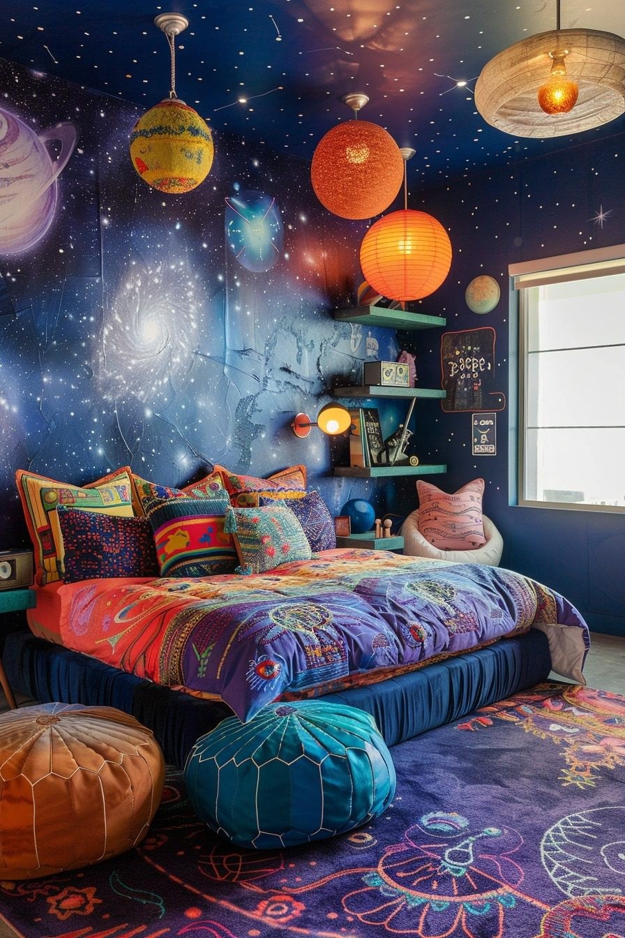 Burst of Color: Teen Boho Bedroom Inspirations