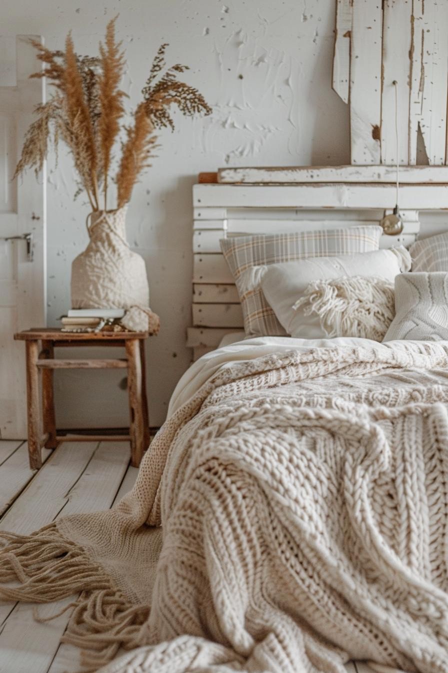 Rustic Neutral Boho Bedroom Blend